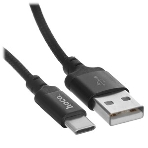 Кабель HOCO X14 USB 2.0, AM/Type-C M, черный, 1м, фото4