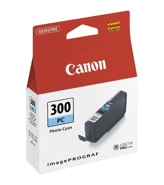 Картридж струйный Canon PFI-300 PC EUR/OCN голубой (625 стр.) для Canon imagePROGRAF PRO-300