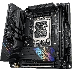 Материнская плата ASUS ROG STRIX B760-I GAMING WIFI, LGA 1700, Intel B760, 2xDDR5, 4xSATA, 2xM.2, 1xPCIe 5.0 x16, 1xHDMI, 1xDP, 1x 2.5Gb LAN, 3xUSB-A 2.0, 3xUSB-A 3.2 Gen 1, 1xUSB-C 3.2 Gen 1, 1xUSB-C 3.2 Gen 2x2, 5x3.5 мм, 7.1, Mini-ITX, фото17