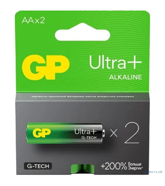 Батарея GP 15AUPA21-2CRSB2 20/160 Ultra Plus (2 шт.в блистре)