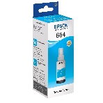 Чернила Epson C13T664298 голубой 70мл для Epson L100, фото2
