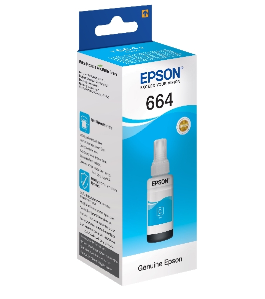 Чернила Epson C13T664298 голубой 70мл для Epson L100