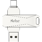Флешка USB Netac U782C dual USB 3.0+TypeC 64Gb, retail version, фото16