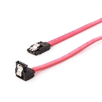 Кабель интерфейсный SATA Cablexpert CC-SATAM-DATA90, 50 см, угловой разъем, 7pin/7pin, защелка, пакет, фото 1