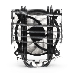 Кулер для процессора ExeGate Dark Magic EXX400V2-PWM.RGb серебристый, 120 мм, алюминий/медь, 2100 об/мин, 24 дБ, 4 pin, 140 Вт, 155 мм, фото7