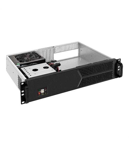Серверный корпус ExeGate Pro 2U330-03 RM 19', высота 2U, глубина 330, БП 1000PPH-SE, 2*USB