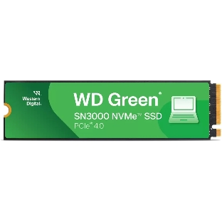 Накопитель SSD WD Green SN3000, 500Gb, PCIe 4.0 x4, M.2 2280, NVMe, R/W 5000/4100