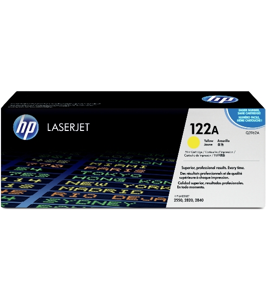 Картридж лазерный HP Q3962A желтый для Color LaserJet 2550 4000 стр.