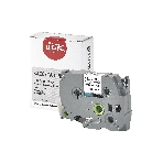 Кассета с лентой S'OK by Sakura Printing TZEFX241 для Brother, черный на белом, 18мм/8м, наклейка, фото 1