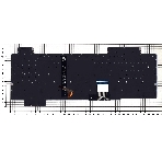 Клавиатура для ноутбука Asus ROG GL704 GL704GM черная c подсветкой, фото 1