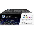 Картридж лазерный набор HP CF370AM № 305A голубой/пурпурный/желтый CLJ M451 (CE411A+CE412A+CE413A), фото3
