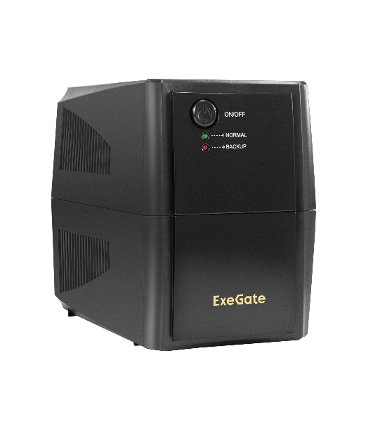 Источник бесперебойного питания ExeGate SpecialPro UNB-500.LED.AVR.4C13 500VA/300W, LED, AVR, 4*C13, черный