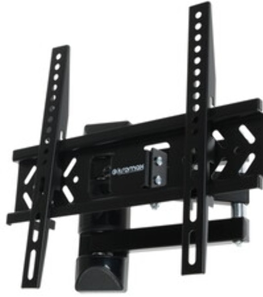 Кронштейн для телевизора Kromax PIXIS-XS черный 22'-55' макс.30кг настенный поворотно-выдвижной и наклонный