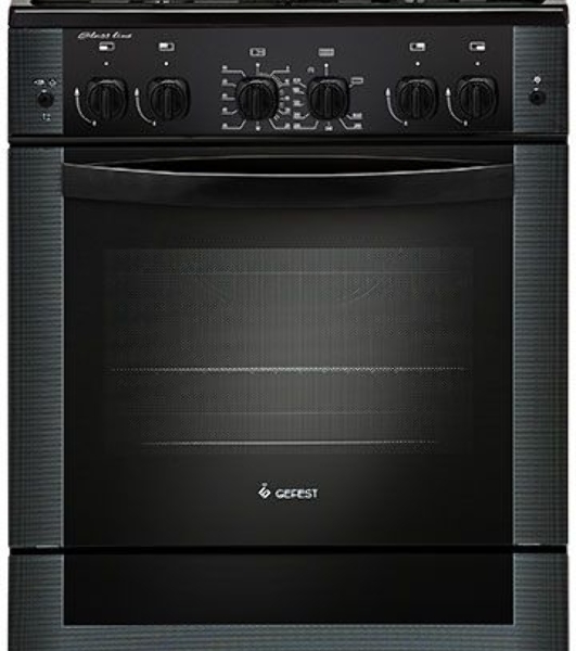Плита газовая Gefest ПГ 6500-02 0115 черный, конфорок 4 шт, духовка 52 л, 60 см x 85 см x 60 см