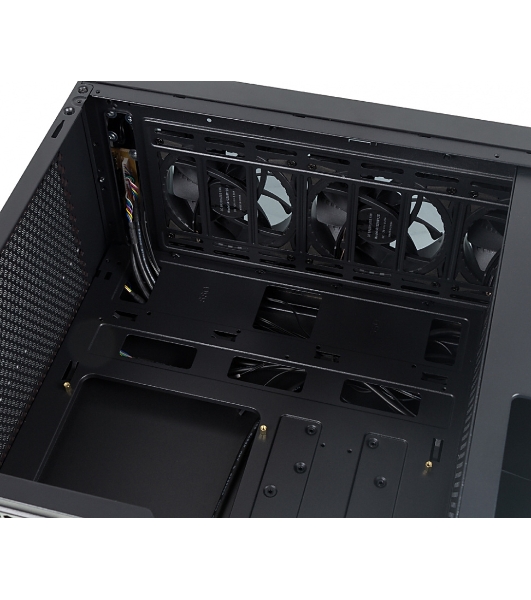 Компьютерный корпус Aerocool/Formula F-3401 (V1) черный без БП ATX 3x120мм 2xUSB 2.0 1xUSB 3.0 audio bott PSU