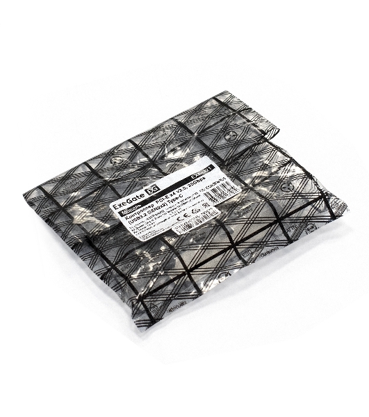 Контроллер ExeGate EXE-321 EX293839RUS (PCI-E x4 v3.0, 20Gbps (USB3.2 GEN2x2) Type-C ext., ASMedia Chipset ASM3242)