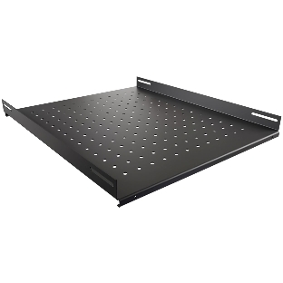 Полка стационарная NTSS NTSS-FS-H-800-BL 1U нагр.:100кг. 19' 550мм черный (упак.:1шт)
