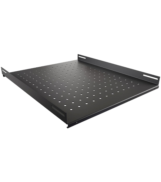 Полка стационарная NTSS NTSS-FS-H-800-BL 1U нагр.:100кг. 19' 550мм черный (упак.:1шт)