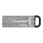 Флешка USB Kingston DataTraveler Kyson metal case silver (DTKN/512Gb), 512Gb, USB 3.0, R/W 200/60, серый, фото3