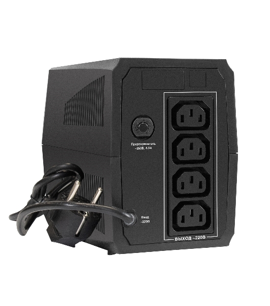 Источник бесперебойного питания ExeGate SpecialPro UNB-500.LED.AVR.4C13 500VA/300W, LED, AVR, 4*C13, черный