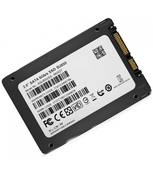 Накопитель SSD ADATA SU650, 960Gb, SATA III, 2.5', R/W 520/450