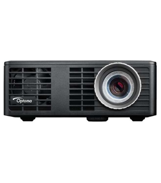 Проектор Optoma ML750e (DLP, LED, WXGA 1280x800, 700Lm, 15000:1, HDMI, USB, MHL, MicroSD, 1x1W speaker, 3D Ready, led 20000hrs, черный, 0.38kg)