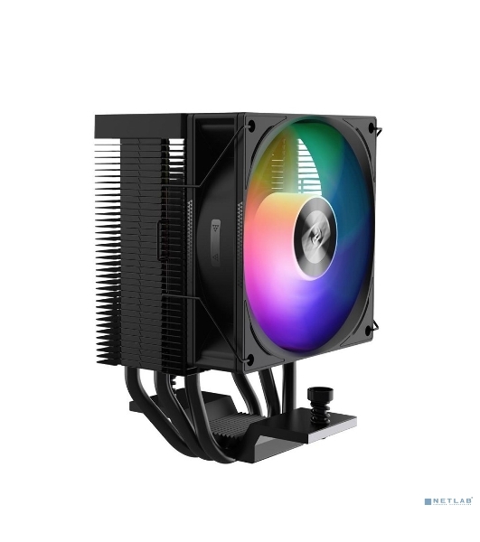 Кулер для процессора PCCooler R300 ARGB BK черный 92мм алюминий+медь 2200rpm 30db 4-pin 150W 133мм