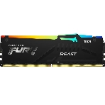 Оперативная память Kingston Fury Beast, DDR5, 16Gb (1x16Gb), 5600MHz, CL36, DIMM, с радиатором, RGB, черный, фото5