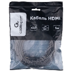 Кабель HDMI Cablexpert CC-HDMI4L-5M, 19M/19M, v2.0, Light, позол.контакты, экран, 5м, черный, пакет, фото6