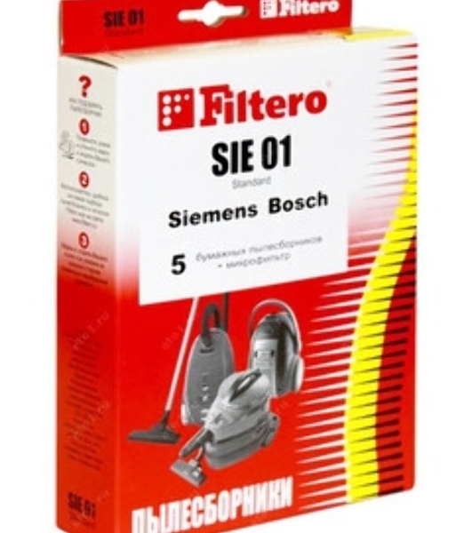 Комплект пылесборников Filtero SIE 01 Экстра пятислойные (4 шт.)