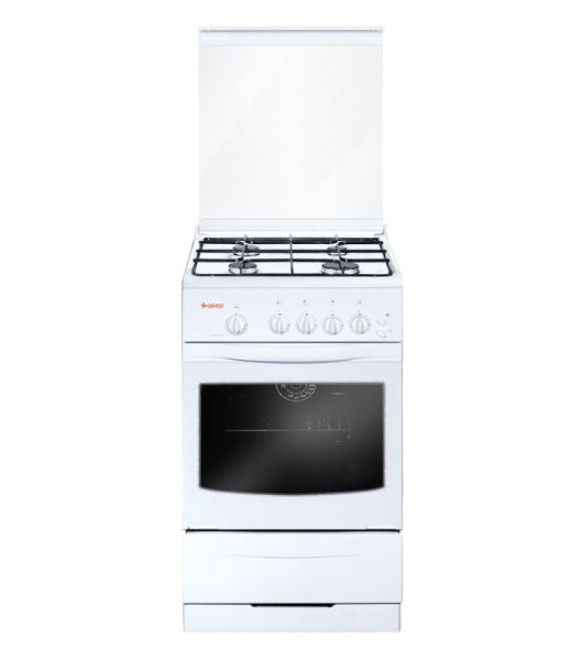 Плита газовая Gefest 3200-06 К2 белый, конфорок 4 шт, духовка 42 л, 50 см x 85 см x 57 см