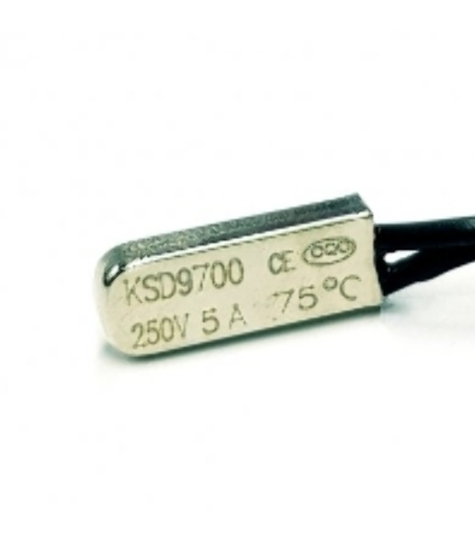 Термостат биметаллический KSD9700 5А/75 С нормально замкнутый