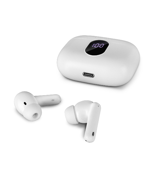Наушники TWS SVEN E-310B белый, внутриканальные, Bluetooth, сенсорное управление, до 4 ч