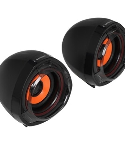 Акустическая система 2.0 Gembird SPK-105, черный, 5 Вт, регулятор громкости, USB-питание