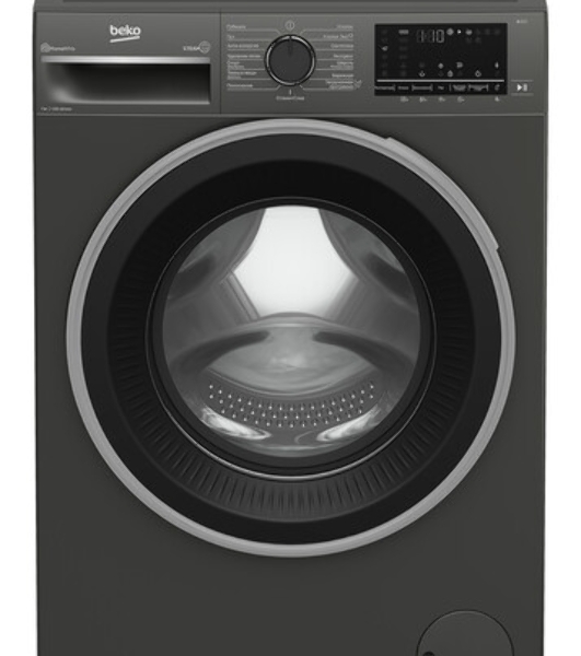 Стиральная машина Beko B3WFR572AB темно-серый, загрузка фронтальная 7 кг, 1200 об/мин., класс: А
