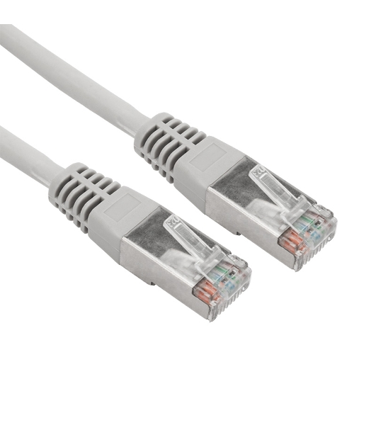 Пaтч-корд Rexant  F/UTP, cat. 5e, RJ45-RJ45, экранированный, 24AWG, LSZH, серый, 0,5м