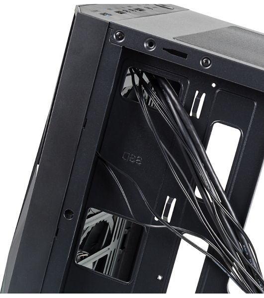 Компьютерный корпус Aerocool/Formula F-3401 (V1) черный без БП ATX 3x120мм 2xUSB 2.0 1xUSB 3.0 audio bott PSU