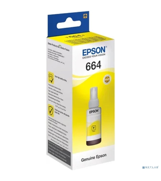 Чернила для Epson C13T66444A Epson L100 (yellow) 70 мл