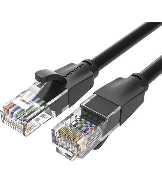 Патч-корд Vention прямой UTP cat.6, RJ45 - 15м. черный