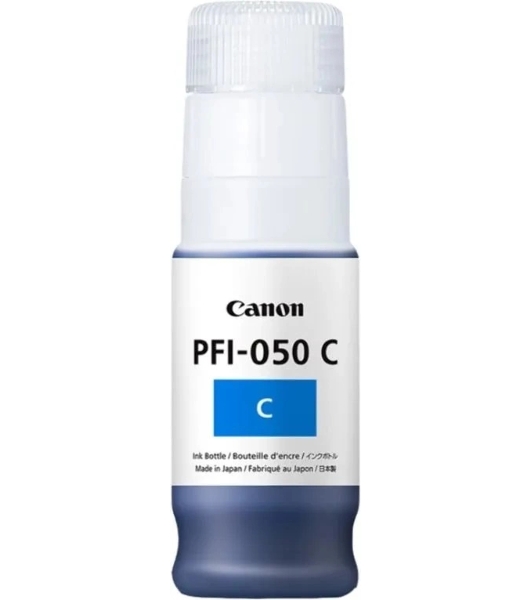 Картридж струйный Canon PFI-050C 5699C001 голубой (70мл) для Canon imagePROGRAF TC-20M