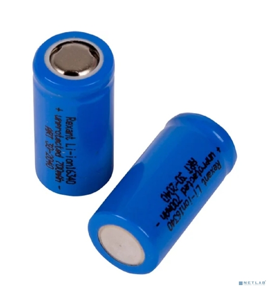 Аккумулятор Rexant Li-ion 16340 unprotected 700 mAh 3.7 В