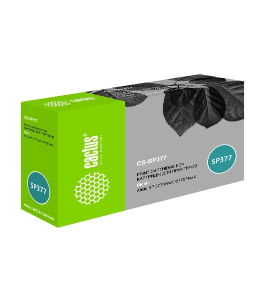 Картридж лазерный Cactus CS-50F0XA0/50F5X0E CS-SP377 черный (6400 стр.) для Ricoh Aficio SP 377DNwX/377SFNwX