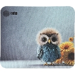 Коврик для мыши Cactus Owl gray рисунок 300x50x3мм (CS-MPC-D12M), фото 1