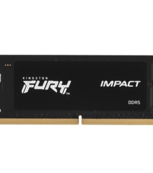 Оперативная память Kingston Fury Impact, DDR5, 8GB (1x8GB), 4800MHz, CL38 SO-DIMM