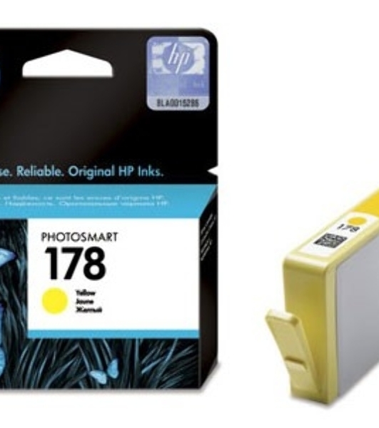 Картридж струйный HP №178 CB320HE желтый для HP C5383/C6383/B8553/D5463 (300 стр.)