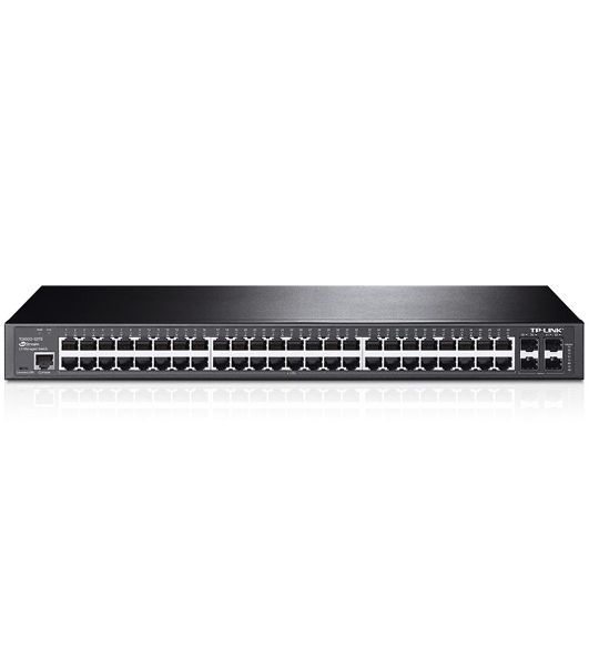Коммутатор Jetstream 48-port gigabit L2+ managed switch with 4-gigabit uplink ports, 48 10/100/1000Mbps RJ-45 port, 4 1000Mbps SFP slots