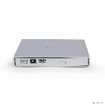 Оптический привод внешний с интерфейсом USB 2.0 Gembird DVD-USB-02-SV пластик, серебро, фото6