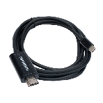 Кабель-переходник с Type-C на HDMI Гарнизон GCC-A-CM-HDMI-1.8M, v1.4, 1.8м, черный, пакет, фото3