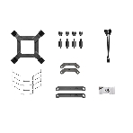 Кулер для процессора PCCooler RT620 BK (250W, 4-pin PWM, 157mm, Al/Cu, 6x6mm, 2x120mm, 73.32CFM, 34.9dBA, 2200RPM, S: 1851/1700/1200/115X, AM5/AM4, black), фото6
