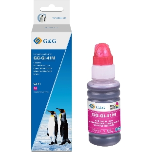 Чернила G&G GG-GI-41M пурпурный 70мл для Canon PIXMA G1420/G1430/G2420/G2430/G2460/G3420